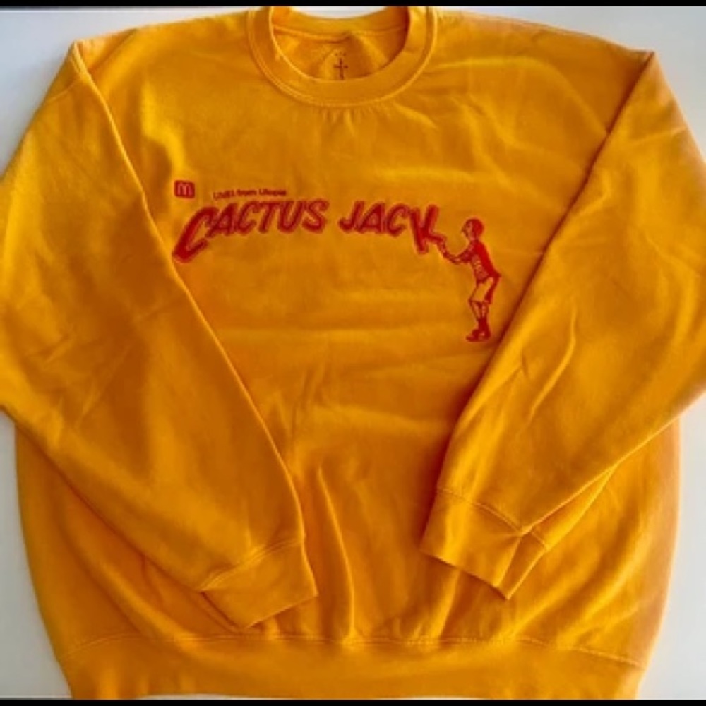 Cactus jack spelling crewneck size L
